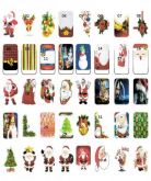 ADESIVOS PARA UNHAS-PÁG.19 - CARTELA COM 12 ADESIVOS