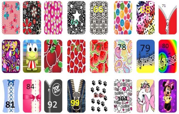 ADESIVOS PARA UNHAS-PÁG.18 - CARTELA COM 12 ADESIVOS